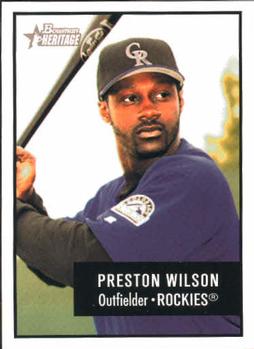 2003 Bowman Heritage #8 Preston Wilson Front