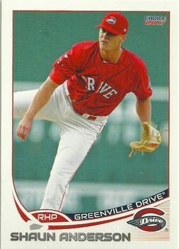 2017 Choice Greenville Drive #16 Shaun Anderson Front