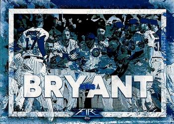 2017 Topps Fire - Walk It Off Blue Chip #WO-1 Kris Bryant Front