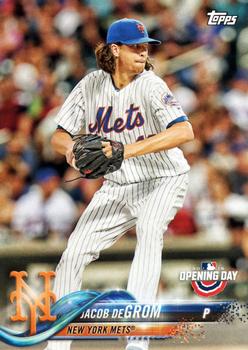 2018 Topps Opening Day #69 Jacob deGrom Front