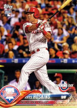 2018 Topps Opening Day #82 Rhys Hoskins Front
