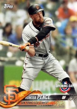 2018 Topps Opening Day #90 Hunter Pence Front