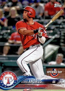 2018 Topps Opening Day #101 Elvis Andrus Front