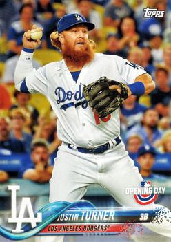 2018 Topps Opening Day #166 Justin Turner Front
