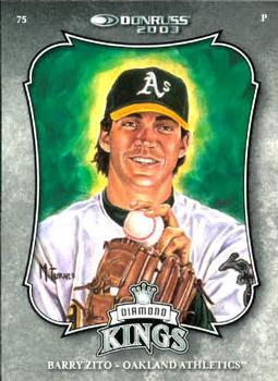 2003 Donruss #14 Barry Zito Front