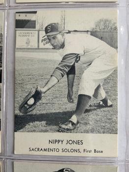 1958 Union Oil Sacramento Solons #NNO Nippy Jones Front