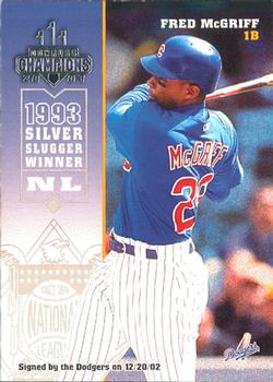 2003 Donruss Champions #47 Fred McGriff Front