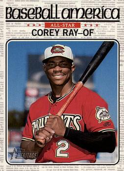 2017 Topps Heritage Minor League - Baseball America All-Stars #BA-CR Corey Ray Front