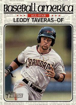 2017 Topps Heritage Minor League - Baseball America All-Stars #BA-LT Leody Taveras Front