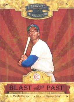 2004 Donruss Throwback Threads - Blast From the Past #BP-8 Ernie Banks Front