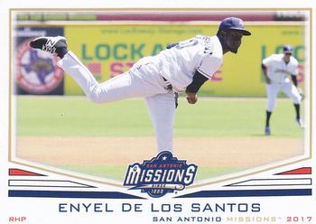 2017 Grandstand San Antonio Missions #NNO Enyel De Los Santos Front