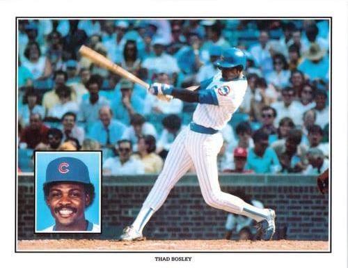 1986 Unocal 76 Chicago Cubs #NNO Thad Bosley Front