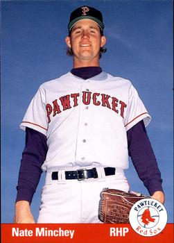 1993 Ballpark Cards Pawtucket Red Sox #17 Nate Minchey Front
