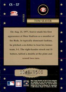 2004 Donruss Throwback Threads - Century Stars #CS-57 Tom Seaver Back