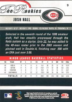 2003 Donruss/Leaf/Playoff (DLP) Rookies & Traded - 2003 Donruss Rookies & Traded #9 Josh Hall Back