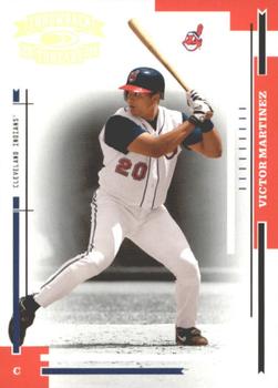 2004 Donruss Throwback Threads - Gold Proof #63 Victor Martinez Front