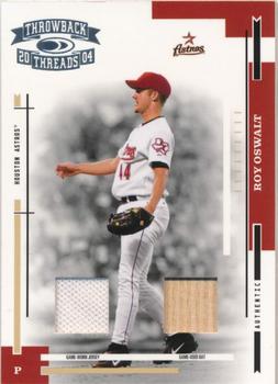 2004 Donruss Throwback Threads - Material Combo #89 Roy Oswalt Front