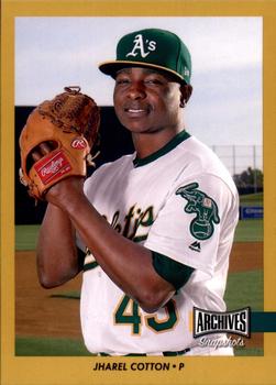 2017 Topps Archives Snapshots - Gold #AS-JCO Jharel Cotton Front