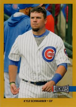 2017 Topps Archives Snapshots - Gold #AS-KS Kyle Schwarber Front