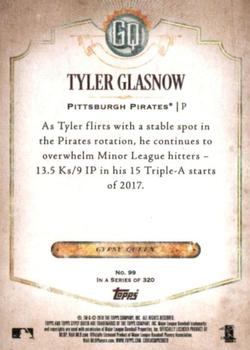 2018 Topps Gypsy Queen #99 Tyler Glasnow Back