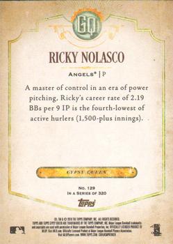 2018 Topps Gypsy Queen #129 Ricky Nolasco Back