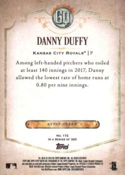 2018 Topps Gypsy Queen #172 Danny Duffy Back