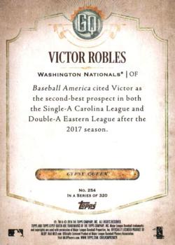 2018 Topps Gypsy Queen #254 Victor Robles Back