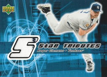 2002 Upper Deck Rookie Update - Star Tributes #ST-RC Roger Clemens Front