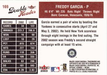 2003 Fleer Double Header #169 Freddy Garcia Back