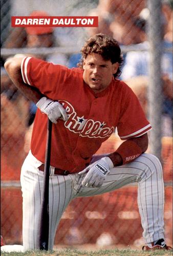 1995 Philadelphia Phillies Photocards #NNO Darren Daulton Front