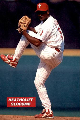 1995 Philadelphia Phillies Photocards #NNO Heathcliff Slocumb Front