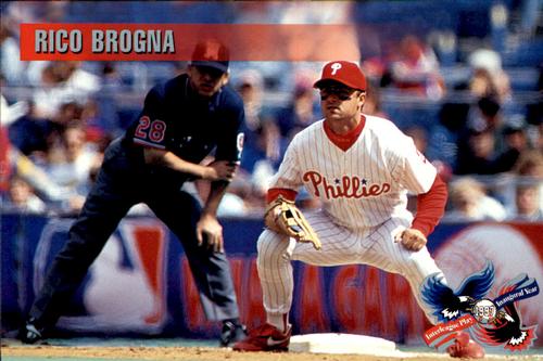 1997 Philadelphia Phillies Photocards #NNO Rico Brogna Front