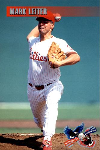 1997 Philadelphia Phillies Photocards #NNO Mark Leiter Front