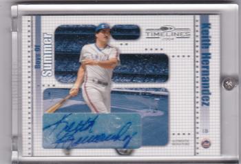 2004 Donruss Timelines - Boys of Summer Autograph #20 Keith Hernandez Front