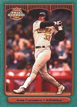 2003 Fleer Fall Classic #37 Jose Canseco Front