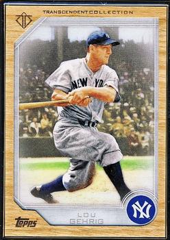 2017 Topps Transcendent Collection #40 Lou Gehrig Front