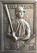 1984-91 Topps Gallery of Champions Pewter Bonuses #580 Mark McGwire Front
