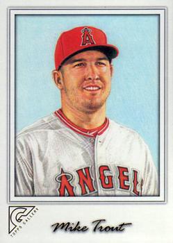 2017 Topps Gallery #1 Mike Trout Front