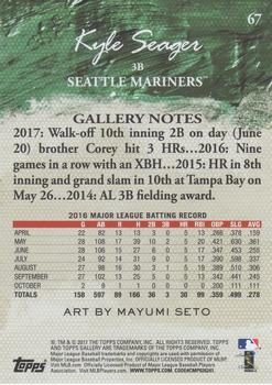 2017 Topps Gallery #67 Kyle Seager Back