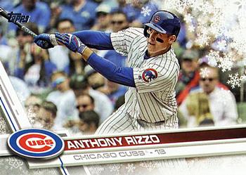 2017 Topps Holiday #HMW12 Anthony Rizzo Front