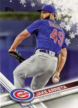 2017 Topps Holiday #HMW17 Jake Arrieta Front