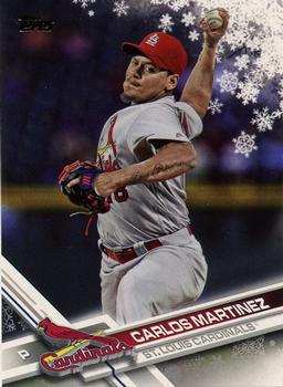 2017 Topps Holiday #HMW33 Carlos Martinez Front