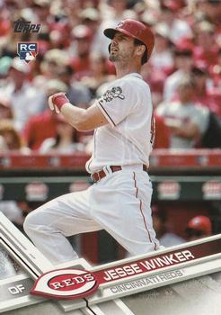 2017 Topps Holiday #HMW67 Jesse Winker Front