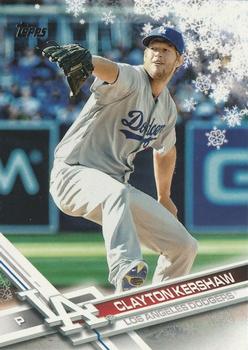 2017 Topps Holiday #HMW75 Clayton Kershaw Front