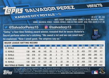 2017 Topps Holiday #HMW79 Salvador Perez Back