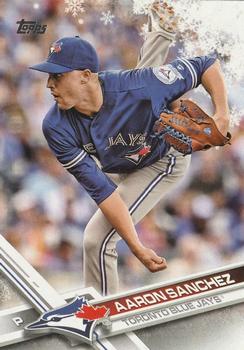 2017 Topps Holiday #HMW81 Aaron Sanchez Front