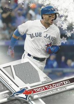 2017 Topps Holiday - Relics #R-TTL Troy Tulowitzki Front