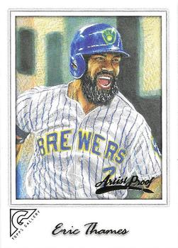 2017 Topps Gallery - Artist Proof #90 Eric Thames Front