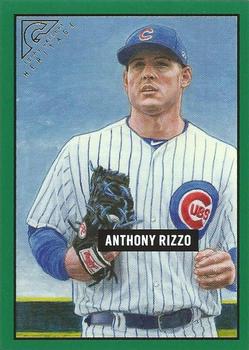 2017 Topps Gallery - Heritage Green #15 Anthony Rizzo Front