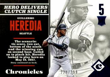 2017 Panini Chronicles - Blue #136 Guillermo Heredia Front